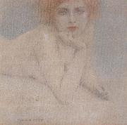 Fernand Khnopff Nude Study USA oil painting artist